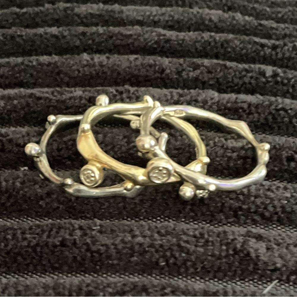 Sterling Silver Stackable Ring Set - image 1